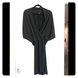 LBD with crepe top details